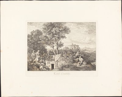 Castel Gandolfo von Ludwig Richter