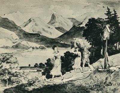 Fuschlsee, Salzburg, Österreich, 1823, 1943 von Ludwig Richter