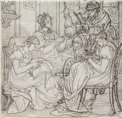 Familie Hottinger von Ludwig Vogel