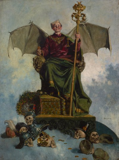 Allegorie des Satans (Herr der Welt), c.1900 von Ludwik Stasiak