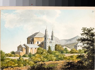 Blick über die Kirche der Heiligen Nazarius und Celsus in Arenzano, Genua von Luigi Garibbo