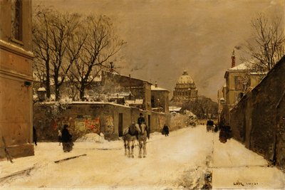 Eine Straße in der Nähe von Les Invalides, Paris von Luigi Loir