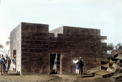 Tempel des Jupiter Ammon in Libyen. In „Ansicht der osmanischen Herrschaft in Europa, Asien und anderen Mittelmeerinseln“. Nach einer Originalzeichnung von Luigi Mayer, London von Luigi Mayer