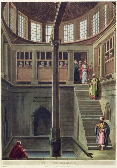 Ansicht des Nilometers, Tafel 2 aus 