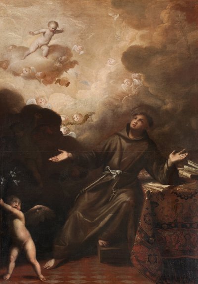 Heiliger Antonius von Padua (1195-1231) von Luigi Primo