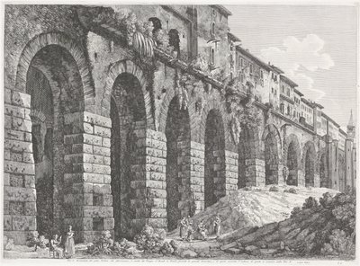 Der Tempel des Hercules Victor in Tivoli von Luigi Rossini