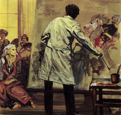 Eugène Delacroix verbrachte ein Jahr und ein halbes mit dem Malen von "Das Massaker von Scio" von Luis Arcas Brauner