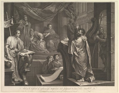 Paulus vor Felix, 5. Februar 1752 von Luke Sullivan