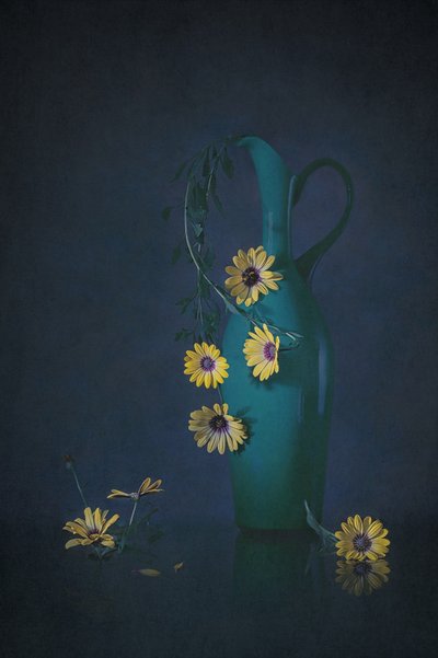 Stimmungsvolles Blumen-Stillleben von Lydia Jacobs