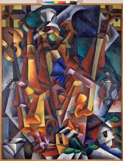 Komposition mit Figuren von Lyubov Sergeevna Popova