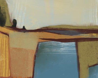 Serene Wasserlandschaft von MANSI SAXENA