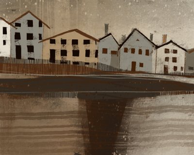 Winterdorf-Reflexion von MANSI SAXENA