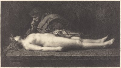 Levit von Ephraim und seine tote Frau von M.G. Fuchs after Jean Jacques Henner