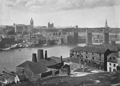 Newcastle-on-Tyne, von den Rabbit Banks, ca. 1900 von M. Aunty