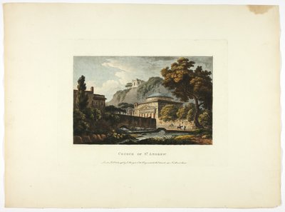 Kirche St. Andreas, Tafel achtzehn aus den Ruinen von Rom von M. Dubourg