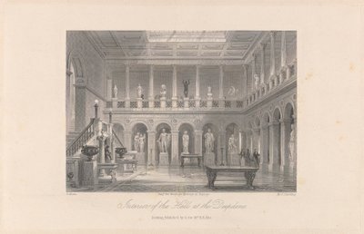Innenansicht der Halle in Deepdene von M. J. Starling