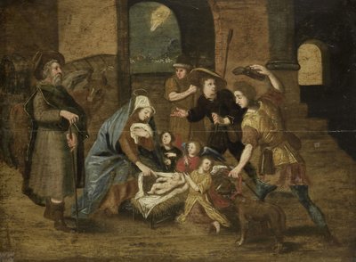 Die Anbetung der Hirten von Maarten de (after) Vos