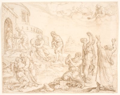 Ein dimitte nobis (und vergib uns) von Maarten van Heemskerck