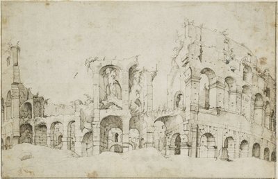 Maarten van Heemskerck - Rom, das Kolosseum von Maarten van Heemskerck