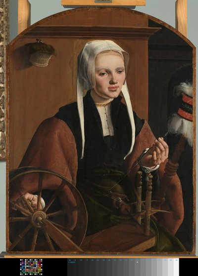 Porträt einer Frau, möglicherweise Anne Codde von Maarten van Heemskerck