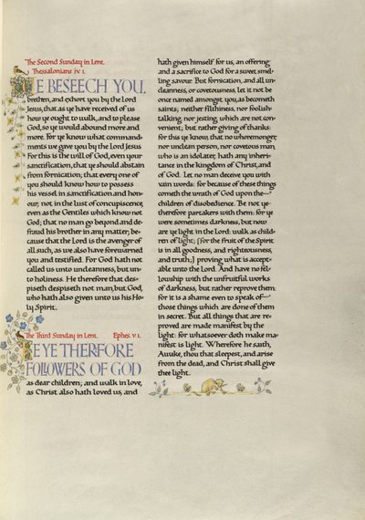 Dekorierte Textseite von Madelyn Walker
