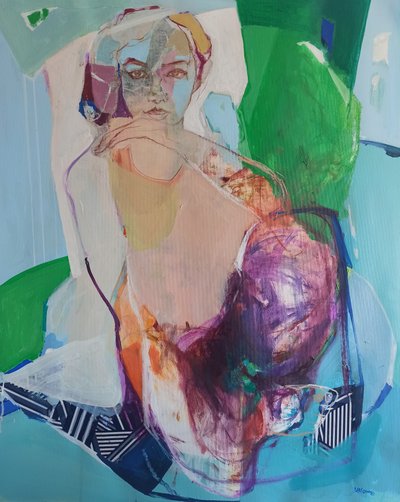 Finding Calm, 2023 von Madgalena Morey