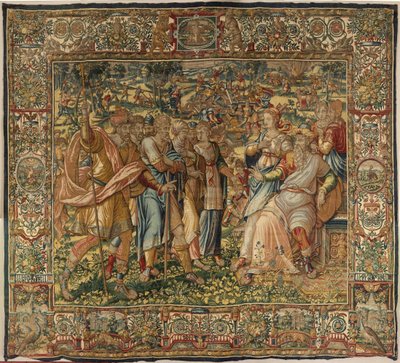 Geschichte von Gideon, spätes 16. Jahrhundert (Seide und Wolle) von Maerten van Heemskerck
