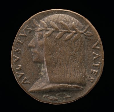 Augusto da Udine Publio Augusto Graziani, Dichter und Astrologe [Vorderseite], ca. 1519 von Maffeo Olivieri