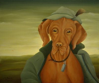 Jagdhund, 2021 von Magdolna Ban