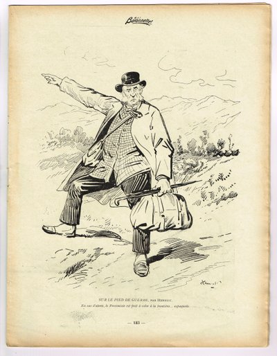 Das Bajonett, Satirisch in Farben von Henri Maigrot