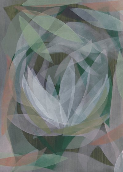 Abstrakte Lotusblume von Maira Ribena