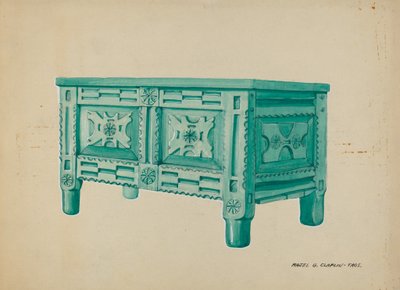 Truhe für Kleidung oder Decken von Majel G. Claflin
