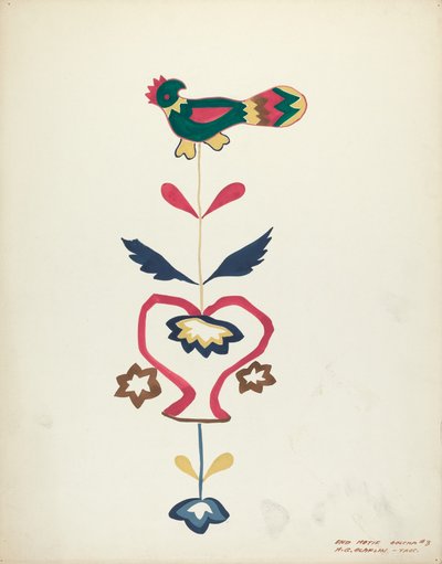 Entwurf aus einem vorgeschlagenen Portfolio, 1935-1942 von Majel G. Claflin