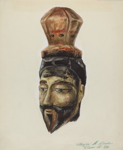 Kopf von San Jose, ca. 1939 von Majel G. Claflin