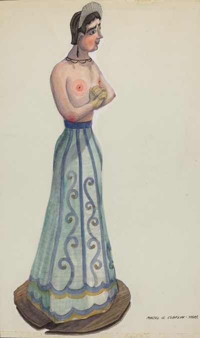 Santa Eine von Acht Jungfrauen Seitenansicht von Majel G. Claflin
