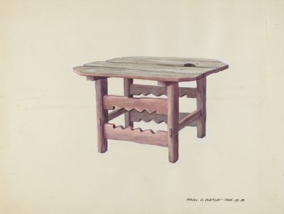 Kleiner Tisch von Majel G. Claflin