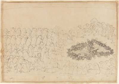 Rama und Lakshmana überwältigt von Pfeilen: Folio aus der Belagerung von Lanka Serie, ca. 1725 von Manaku
