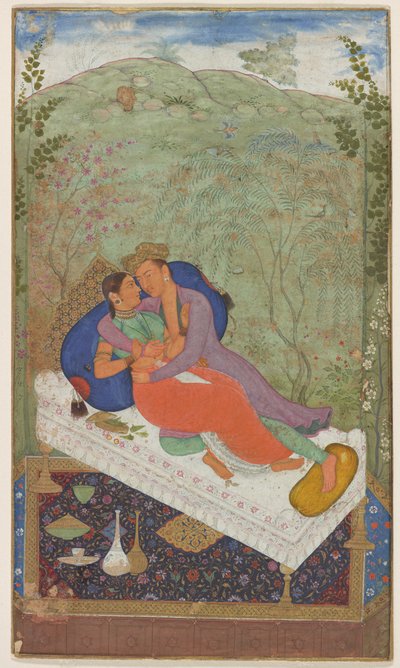 Sultan Murad und eine Gemahlin, ca. 1597 von Manohar