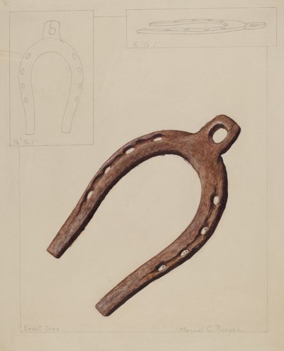 Mule Shoe, ca. 1937 von Manuel G. Runyan