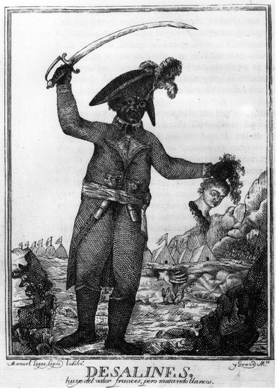 Jean Jacques Dessalines, ein Anführer der Haitianischen Revolution, 1806 von Manuel Lopez