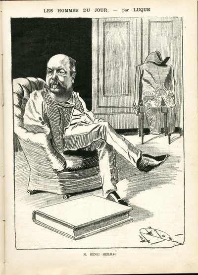 Illustration von Manuel Luque (1854-1919) in La Caricature (1880) von Manuel Luque