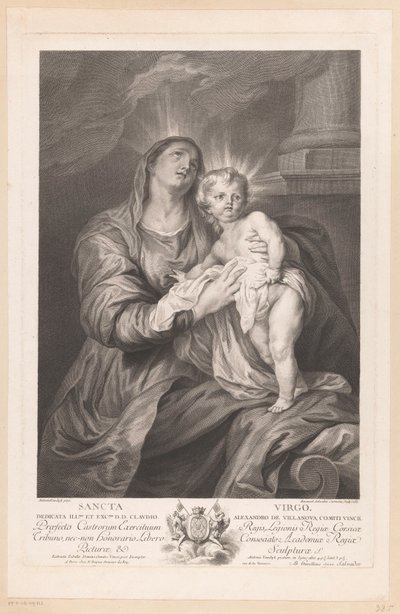 Maria mit dem Christuskind von Manuel Salvador Carmona