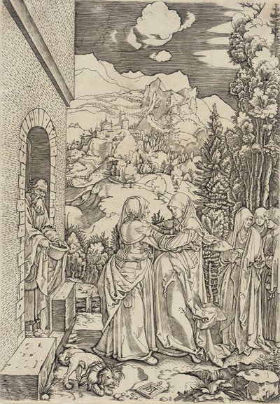 Mariä Heimsuchung von Marcantonio Raimondi