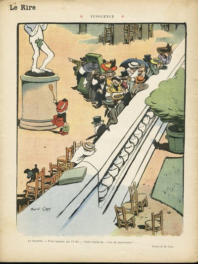Illustration von Marcel Capy (1865-1941) in Le Rire von Marcel Amable O.L. Capy