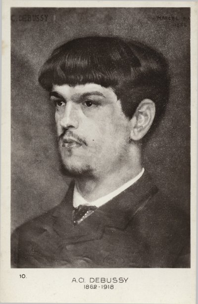 Claude Debussy, französischer Komponist (1862-1918) von Marcel Andre Baschet