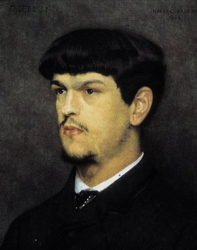 Porträt von Claude Debussy von Marcel Andre Baschet von Marcel Andre Baschet