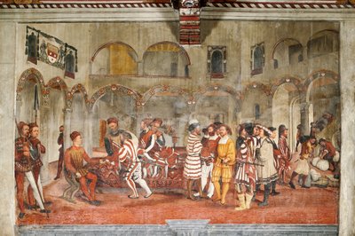 Jagdszene (Detail) von Marcello or Romani Girolamo (Romanino) (c.1485 c.1566) (attr.to) Fogolino