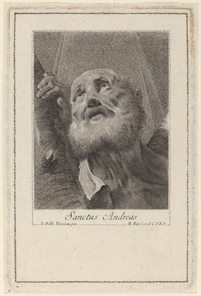 Heiliger Andreas von Marco Alvise Pitteri after Giovanni Battista Piazzetta