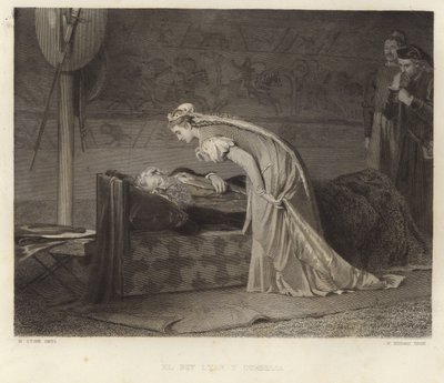 König Lear und Cordelia von Marcus Stone