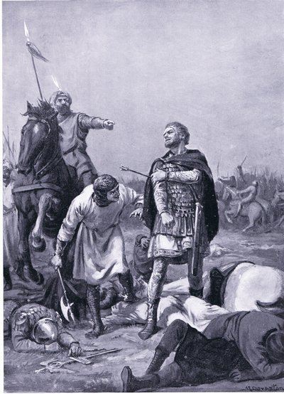Gefangennahme des Kaisers Romanus Diogenes durch Alp Arslan im Jahr 1071 von Margaret Dovaston